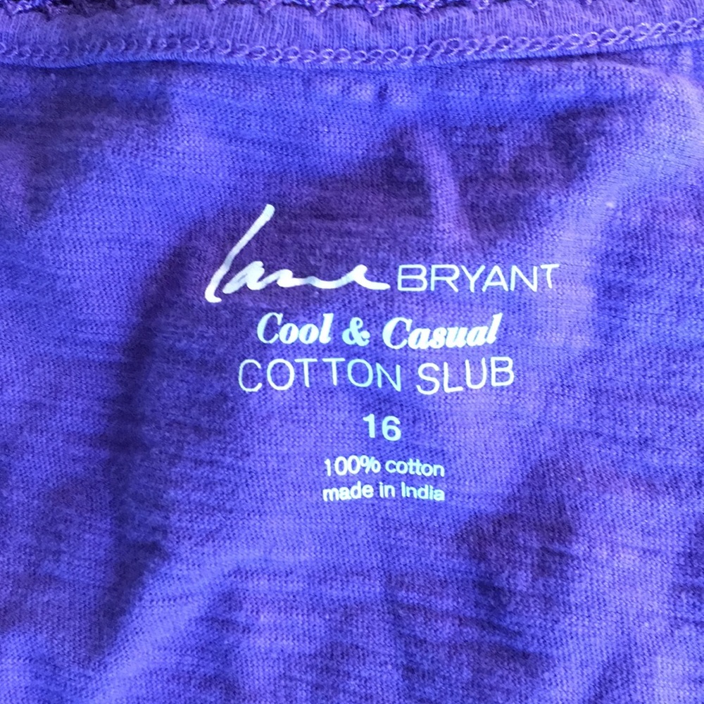 Lane Bryant cotton slub - Picture 2 of 5